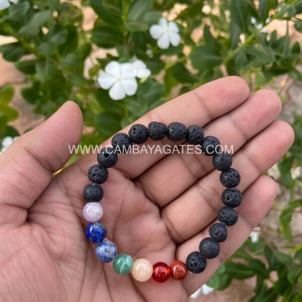 7-chakra-bracelets-lava-gemstone