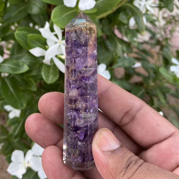 Amethyst Orgone Wand - Image 2