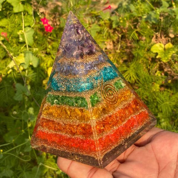 Nubian Orgone Pyramid 7 Chakra