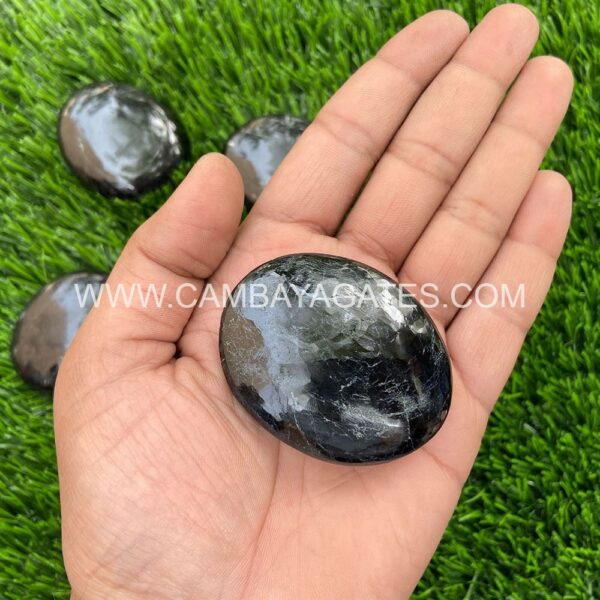 Black Tourmaline Palm Stone