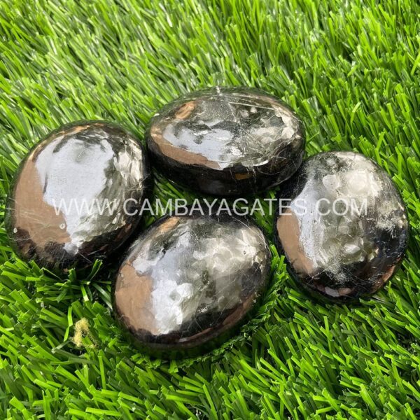 Black Tourmaline Palm Stone