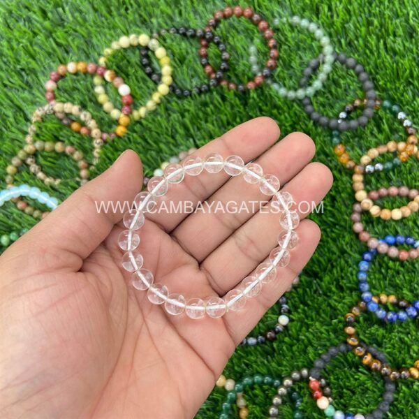 Clear Quartz Gemstone Bracelet