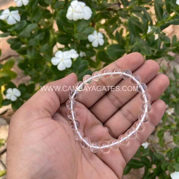 Clear Quartz Gemstone Bracelet