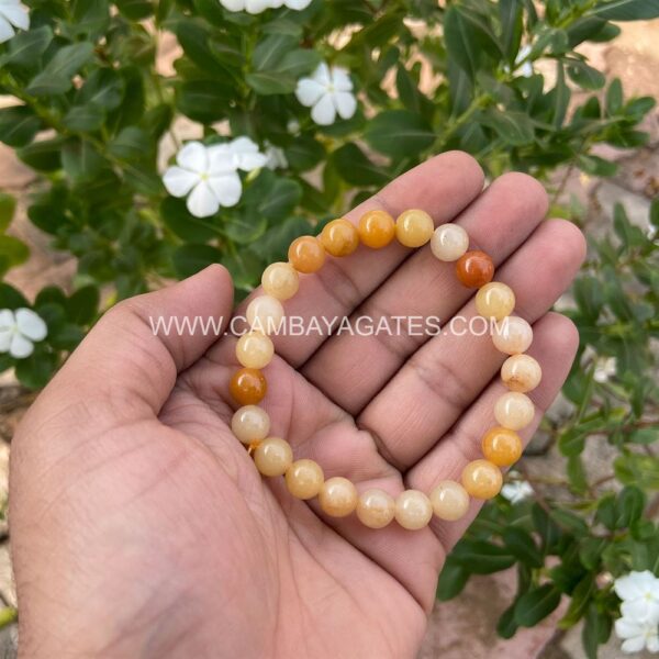 Golden Yellow Aventurine Gemstone Bracelet