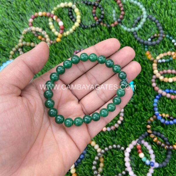 Green Jade Gemstone Bracelet