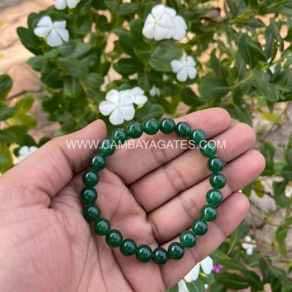 Green Jade Gemstone Bracelet