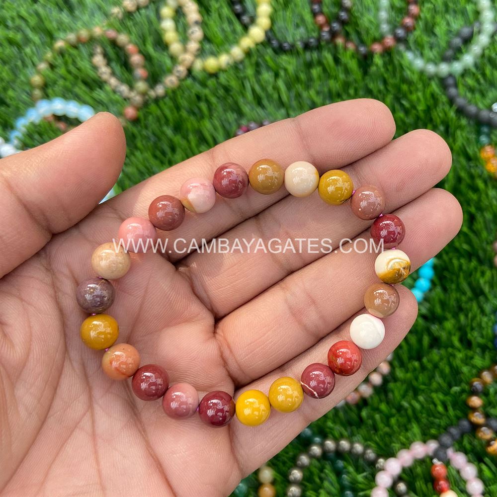 Mookaite Jasper Gemstone Bracelet