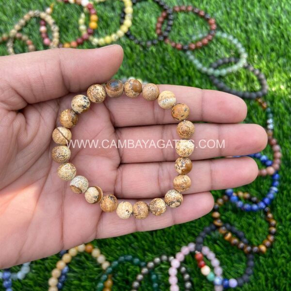 Picasso Jasper Gemstone Bracelets