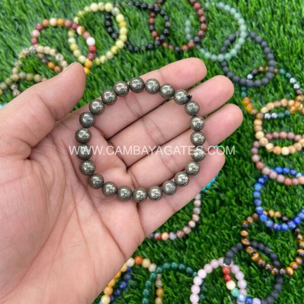 Pyrite Gemstone Bracelet