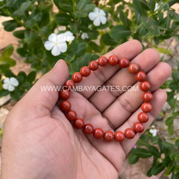 Red Jasper Gemstone Bracelet
