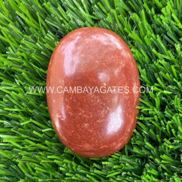 Red Jasper Palm Stone