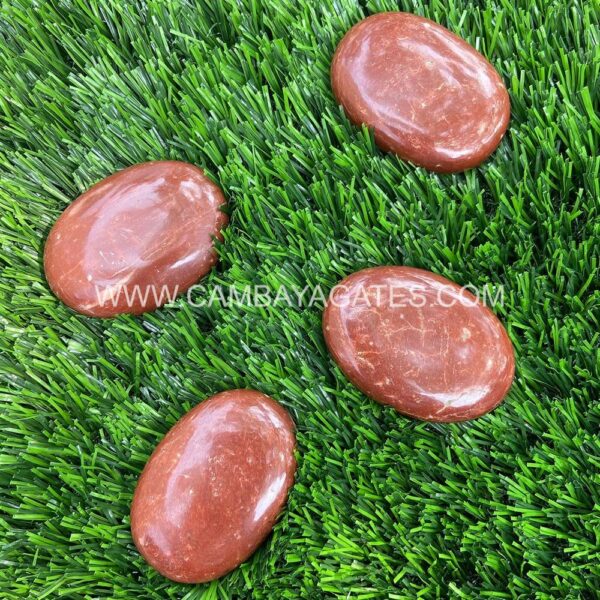 Red Jasper Palm Stone
