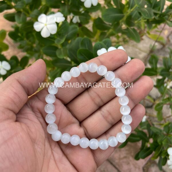 Selenite Gemstone Bracelet