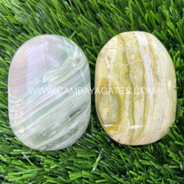 Serpentine Palm Stone