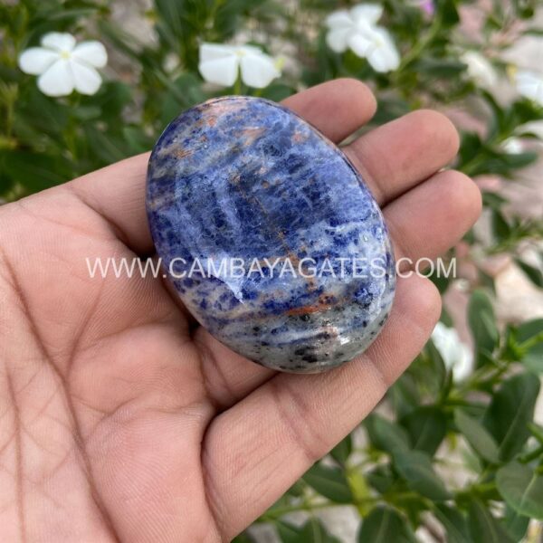 Sodalite Palm Stone
