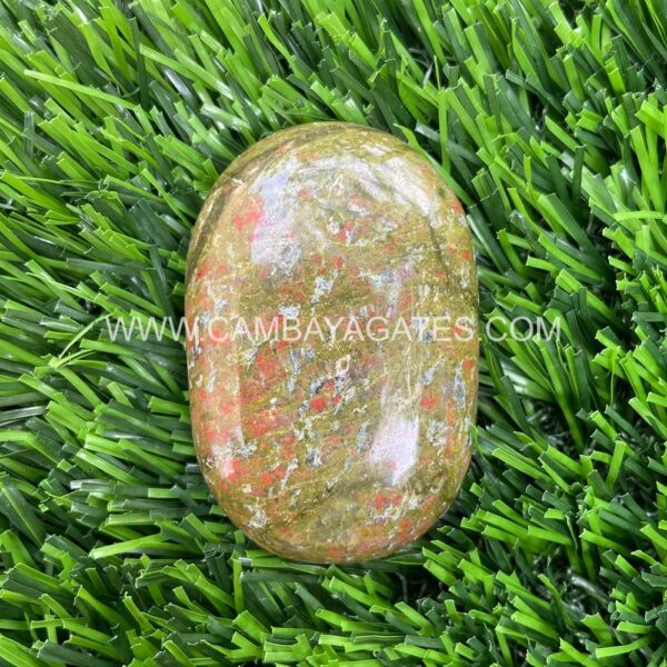 Unakite Palm Stone