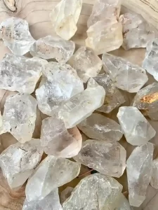 Clear Quartz Crystal Gemstone