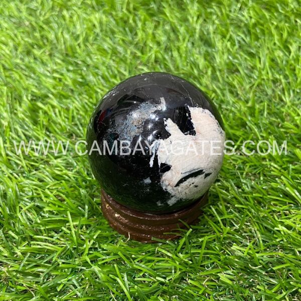 Black Tourmaline Crystal Sphere