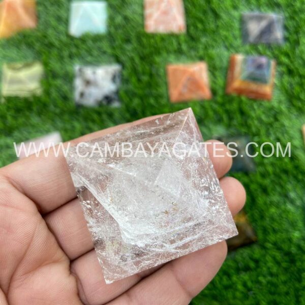 Clear Quartz Crystal Pyramid