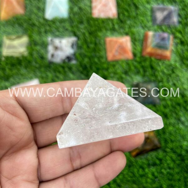 Clear Quartz Crystal Pyramid