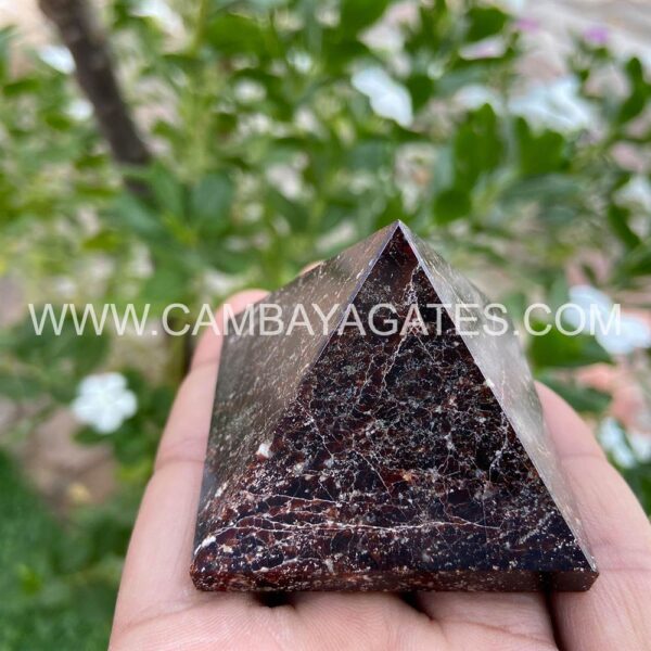 Garnet Crystal Pyramid