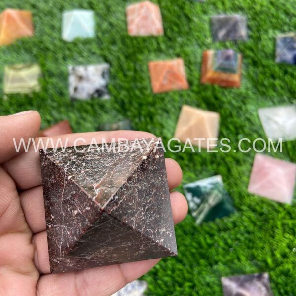 Garnet Crystal Pyramid