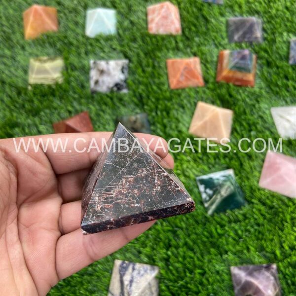 Garnet Crystal Pyramid