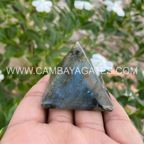 Labradorite Crystal Pyramid