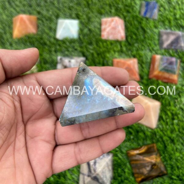 Labradorite Crystal Pyramid