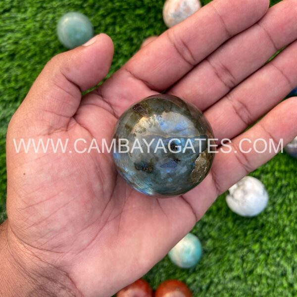 Labradorite Crystal Sphere