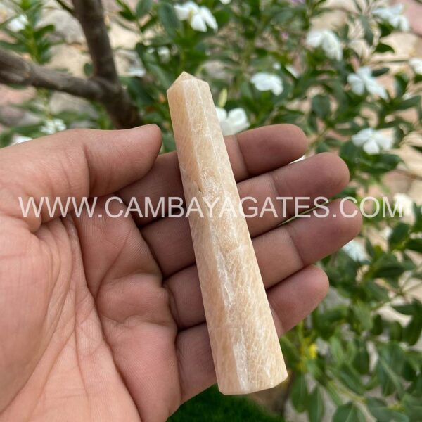 Peach Moonstone Crystal Wands