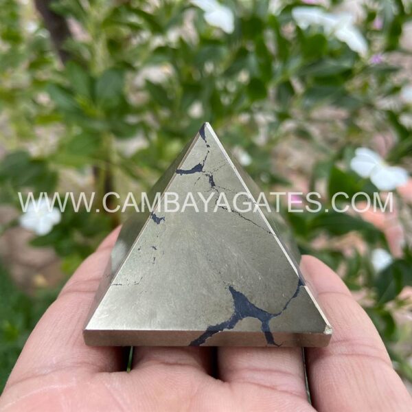 Pyrite Crystal Pyramid