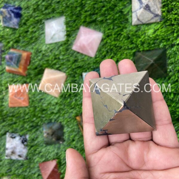 Pyrite Crystal Pyramid