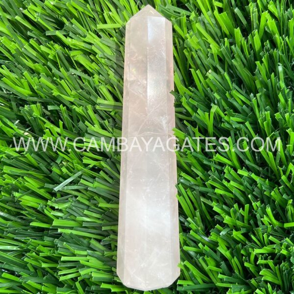 Rose Quartz Crystal Wands