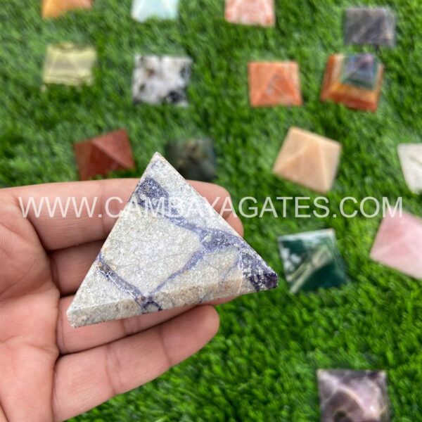 Ruby Matrix Crystal Pyramid