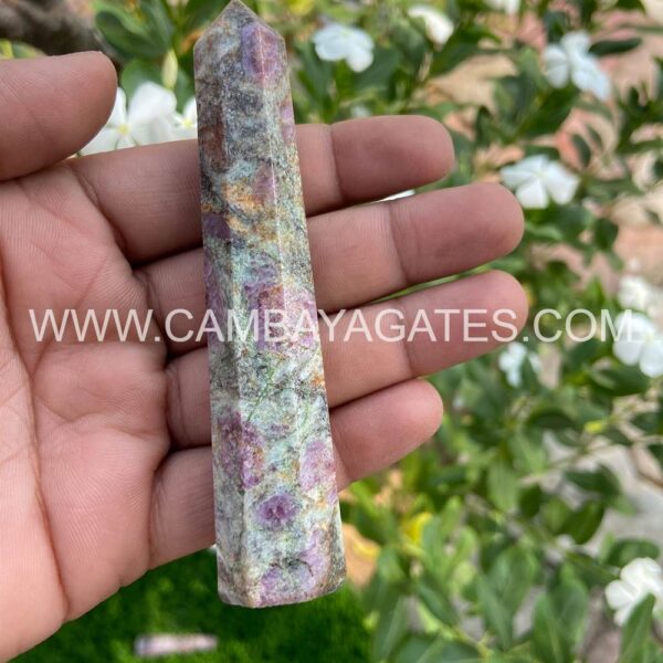 Ruby Zoisite Crystal Wands