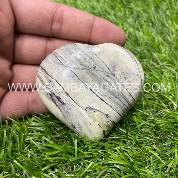 Serpentine Heart Puffy Crystal Hearts