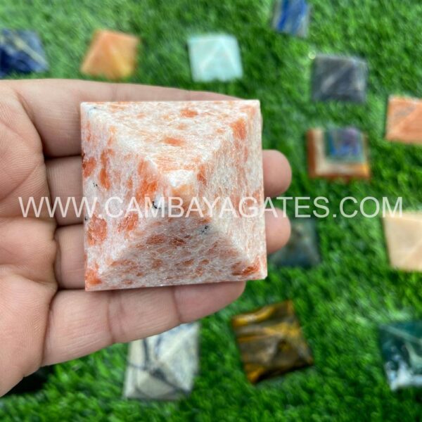 Sunstone Crystal Pyramid