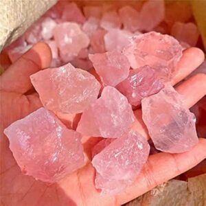 raw rose quartz