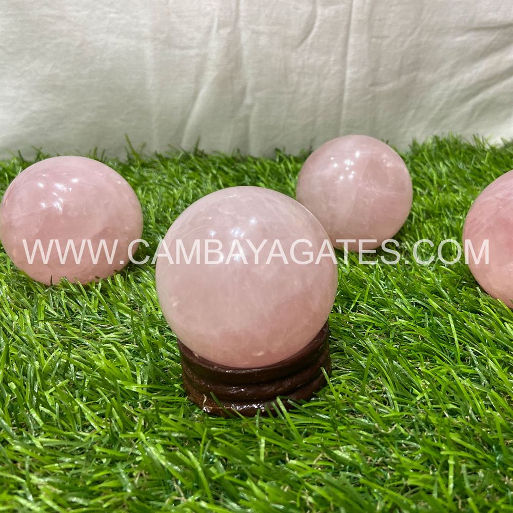 Rose Quartz Crystal Sphere